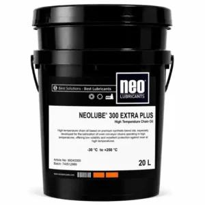 NEOLUBE 300 Extra Plus yüksek sıcaklıkta çalışan kurutma fırını konveyör zincirleri için sentetik zincir yağı