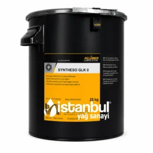 Klüber SYNTHESO GLK 0 elastomer, EPDM ve plastik temas noktaları için özel montaj ve uzun ömürlü gres