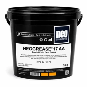 NEOGREASE 17 AA dikey ve eğimli millerde çalışan ağır yüklü dişliler için özel akışkan dişli gresi