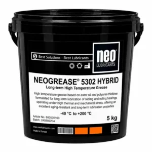 NEOGREASE 5302 HYBRID elektrik motorları, sıcak hava fanları ve debriyaj rulmanları için PFPE destekli hibrit yüksek sıcaklık gresi
