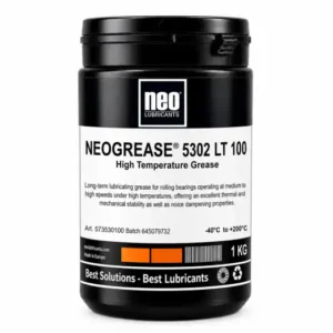 NEOGREASE 5302 LT 100 elektrik motorları, fanlar ve rulmanlar için gürültü sönümleyici yüksek sıcaklık gresi