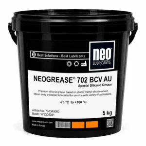 NEOGREASE 702 BCV AU düşük sıcaklıkta çalışan plastik, elastomer ve soğuk oda ekipmanları için silikon gres