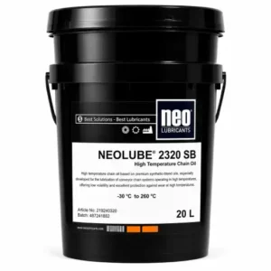 NEOLUBE 2320 SB yüksek sıcaklıkta çalışan zincir sistemleri için sentetik zincir yağı