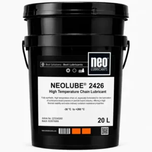NEOLUBE 2426 MDF ve yonga levha preslerinde kullanılan tam sentetik yüksek sıcaklık zincir yağı