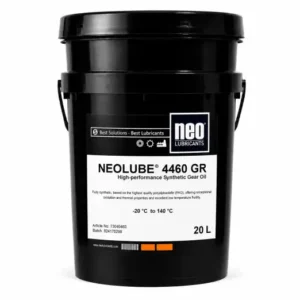 NEOLUBE 4460 GR ağır hizmet dişli kutuları için tam sentetik yüksek performanslı dişli yağı