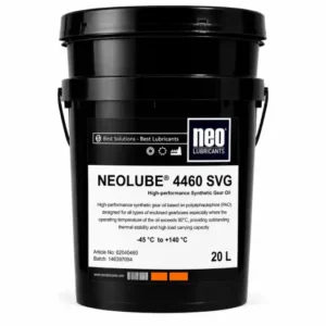 NEOLUBE 4460 SVG kapalı dişli kutuları için PAO bazlı sentetik dişli yağı