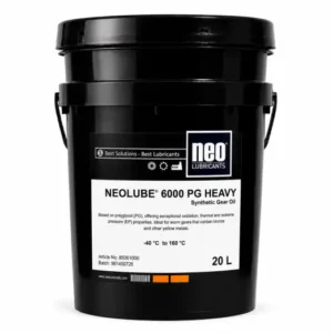 NEOLUBE 6000 PG HEAVY yüksek yüklü dişliler ve sonsuz dişliler için sentetik PG dişli yağı