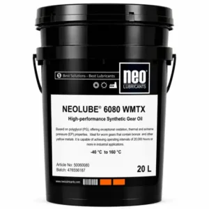 NEOLUBE 6080 WMTX yüksek yüklü dişliler ve sonsuz dişliler için sentetik PG dişli yağı
