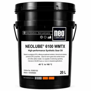 NEOLUBE 6100 WMTX yüksek yüklü dişliler ve sonsuz dişliler için sentetik PG dişli yağı
