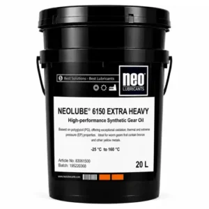 NEOLUBE 6150 EXTRA HEAVY sonsuz dişli ve çelik bronz kombinasyonlu dişliler için sentetik PG dişli yağı