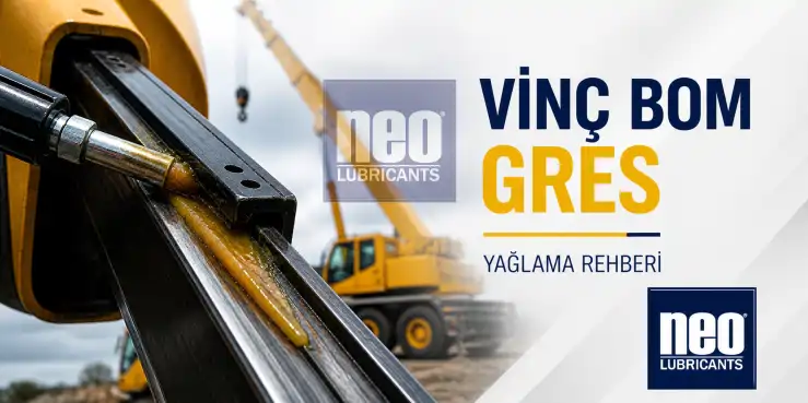 Vinç bom gres uygulaması ve teleskopik vinç yağlama işlemi